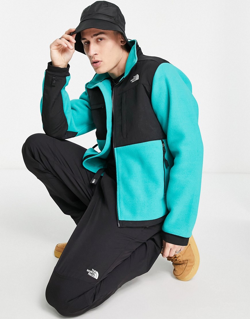 THE NORTH FACE THE NORTIH FACE DENALI 2 FLEECE JACKET IN TEAL-BLUE