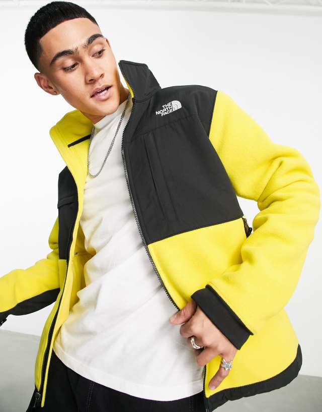 The Nortih Face Denali 2 fleece jacket in yellow