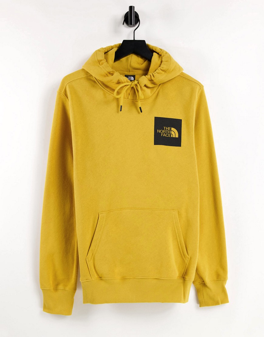 The Noth Face Fine hoodie in yellow