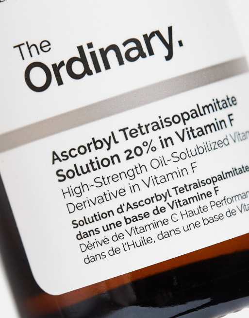 the Ordinary - Ascorbyl tetraisopalmitate oplossing 20% in vitamin F 30ml, 3 van 4