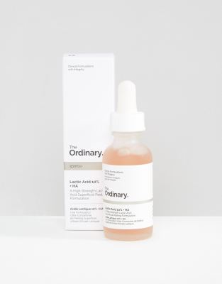 The Ordinary Lactic Acid 10% + HA 2% 30ml-No color