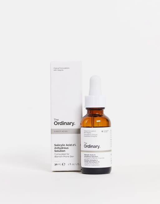 Solution anhydre 2 % d'acide salicylique The Ordinary 30 ml