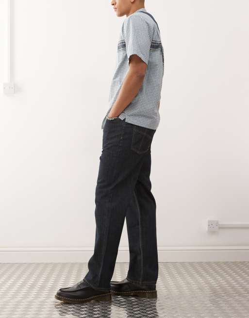 The Ragged Priest Axel straight leg jeans in blue rinse wash, 2 of 5