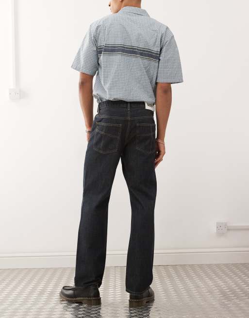 The Ragged Priest Axel straight leg jeans in blue rinse wash, 3 of 5