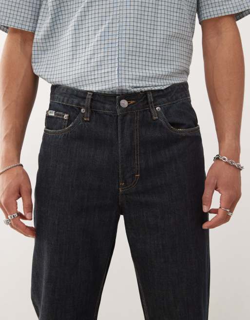 The Ragged Priest Axel straight leg jeans in blue rinse wash, 5 of 5