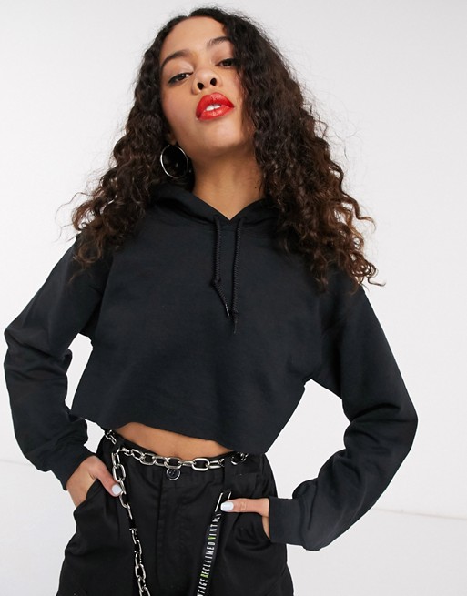 The Ragged Priest crop hoodie with chain
