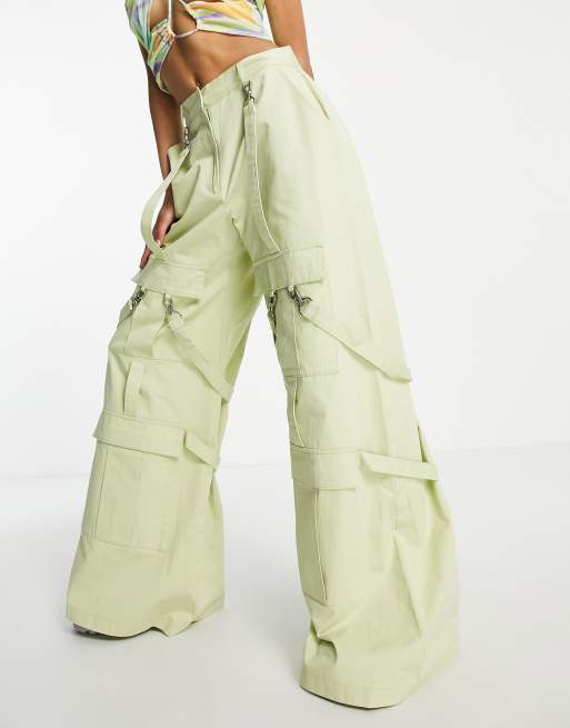 The Ragged Priest extreme wide leg skater Y2K cargo trousers | ASOS