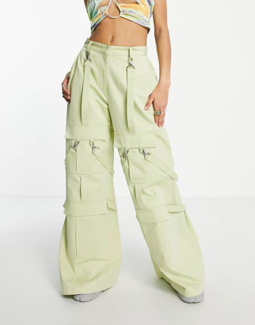 The Ragged Priest extreme wide leg skater Y2K cargo trousers | ASOS