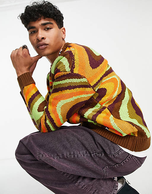 The Ragged Priest flashback knit jumper in multi | ASOS