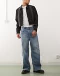 [The Ragged Priest] The Ragged Priest Gnarly skate fit jeans in mid blue W30 Mid blue