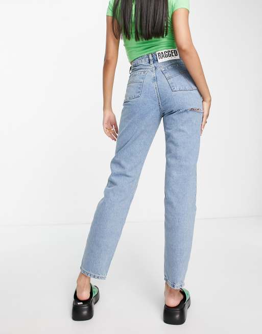 The ragged priest hot sale backslash mom jeans