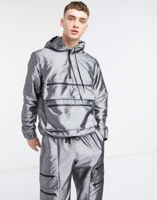 silver tracksuit