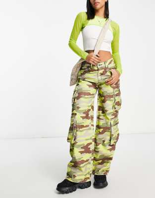 The Ragged Priest camo combat jeans in multi - ASOS Price Checker