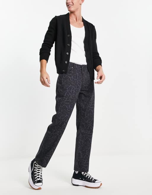 The Ragged Priest - Jerk - Skate jeans met logo in zwart