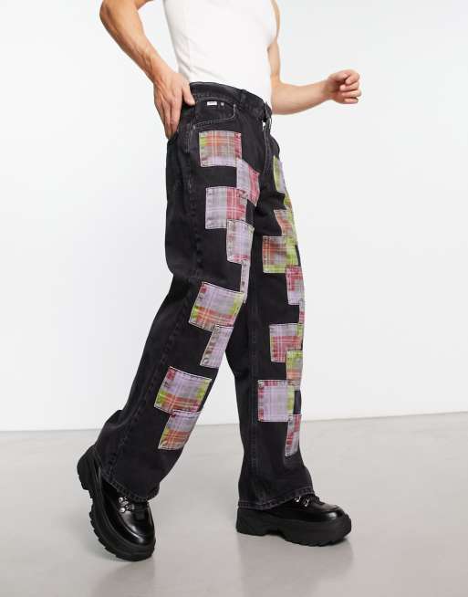 Patchwork 2024 jeans asos