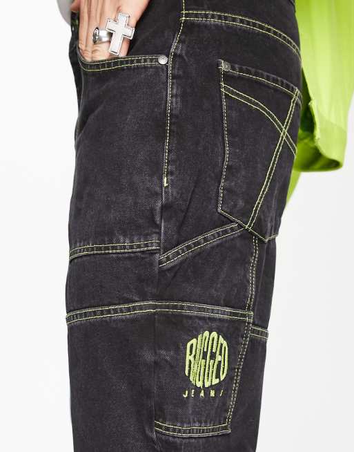 The Ragged Priest Black Carpenter Jeans