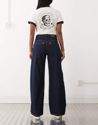 The Ragged Priest Low Rise Baggy Fit Jeans In Black