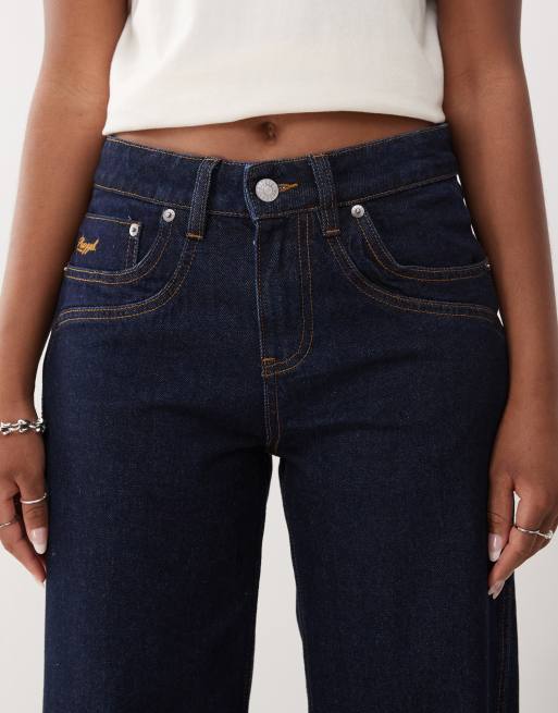 The Ragged Priest low rise baggy fit jeans in indigo , 5 of 5