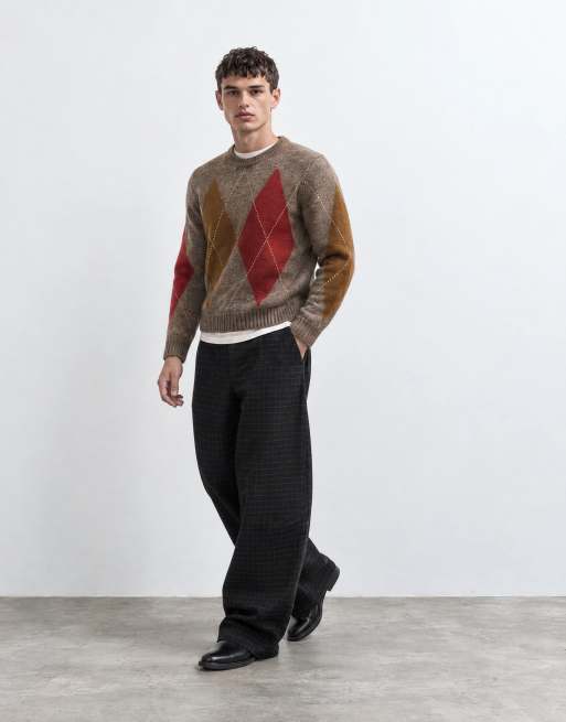 The Ragged Priest micro grid jeans in black, 10 of 10