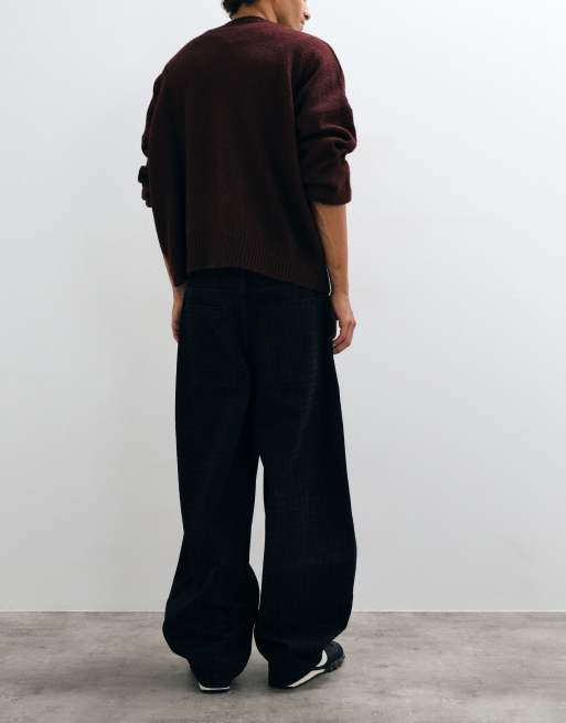 The Ragged Priest micro grid jeans in black, 3 of 10