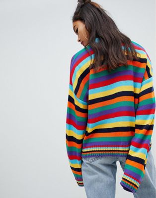 The Ragged Priest + Glow Kit Rainbow Sweater