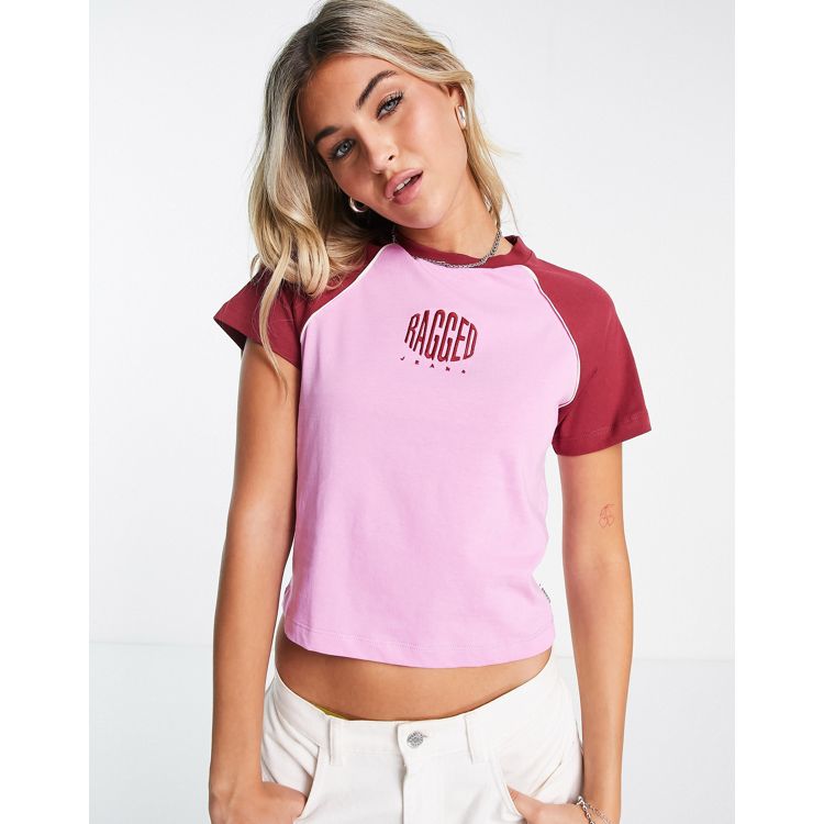 Buy Tommy Hilfiger Kids Girls Peach Sateen Logo Crew Neck Raglan Sleeve  Sweatshirt - NNNOW.com