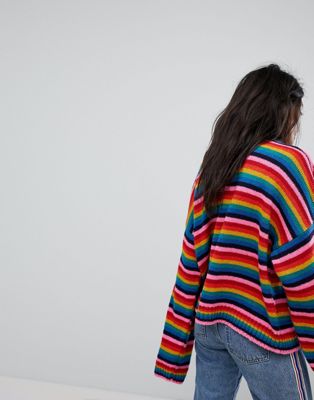 The Ragged Priest + Glow Kit Rainbow Sweater