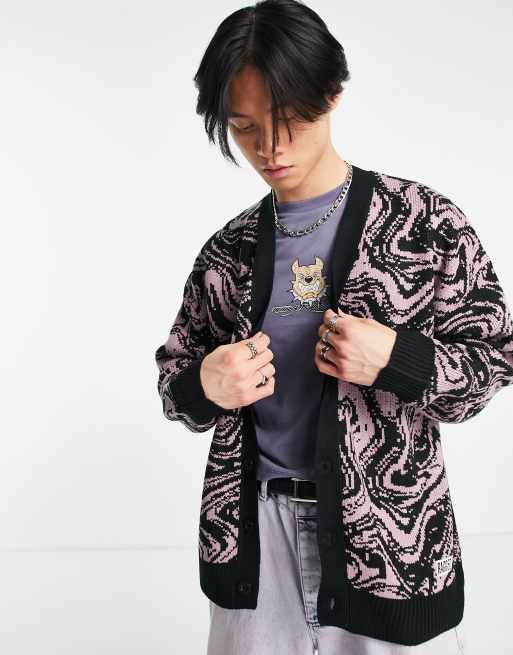 The Ragged Priest signal cardigan in purple