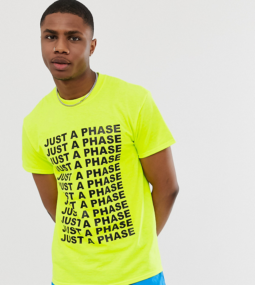 The Ragged Priest - Slogan T-shirt in neon-Geel