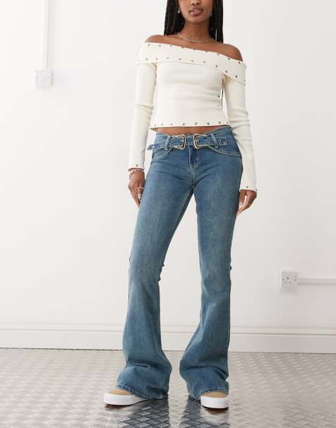 The Ragged Priest western flares in spring light blue - view 1