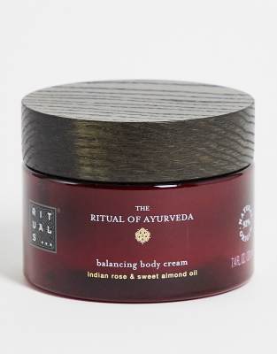 The Ritual of Ayurveda Indian Rose & Sweet Almond Oil Body Cream 220ml-No colour