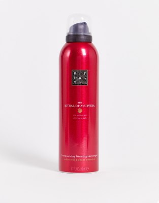 The Ritual of Ayurveda Indian Rose & Sweet Almond Oil Foaming Shower Gel 200ml-No colour