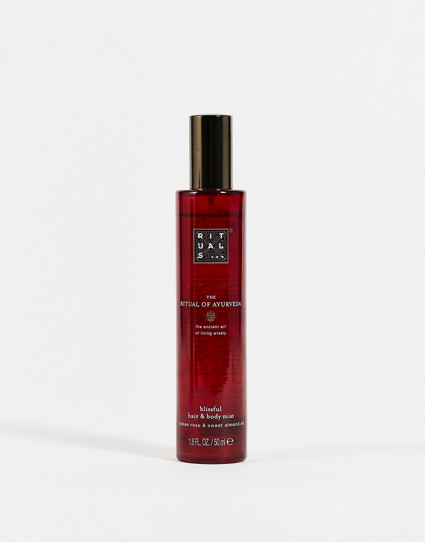 The Ritual of Ayurveda Indian Rose & Sweet Almond Oil Hair & Body Mist 50ml-No colour
