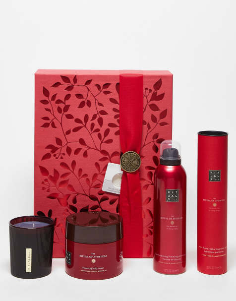 The Ritual of Ayurveda Sweet Almond Oil & Indian Rose Bath & Body Large Gift Set - view 1