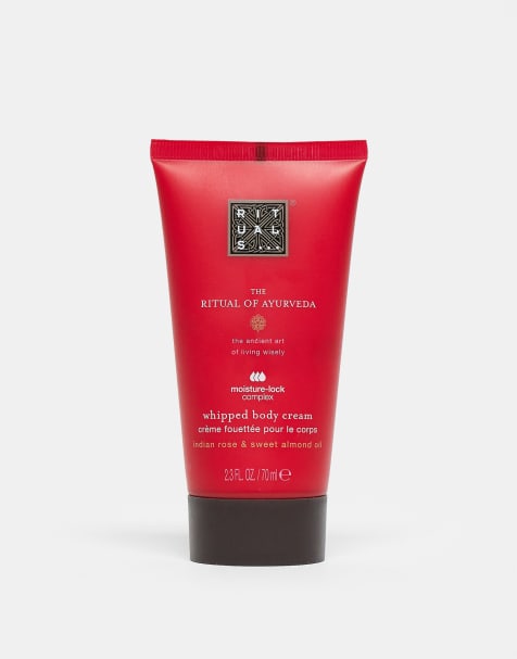 The Ritual of Ayurveda Sweet Almond Oil & Indian Rose Whipped Body Cream 70ml - view 1
