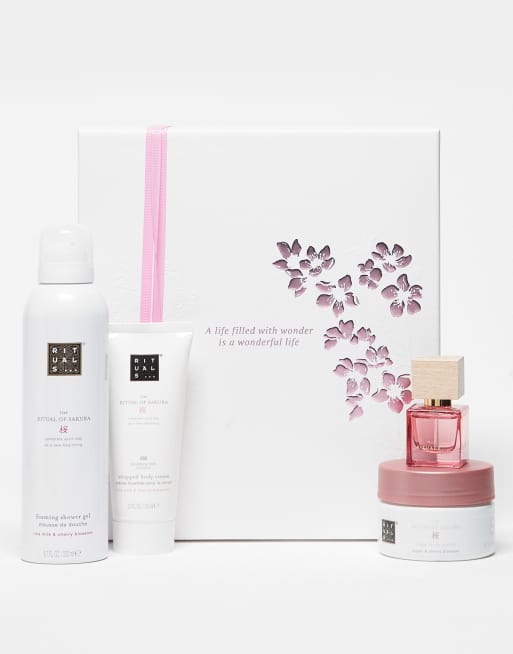 The Ritual of Sakura Cherry Blossom & Rice Milk Bath & Body Medium Gift Set