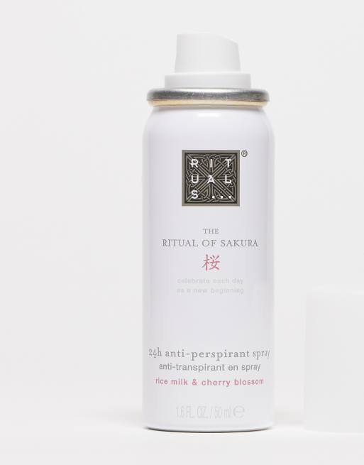 The Ritual of Sakura Rice Milk & Cherry Blossom Mini Anti-Perspirant Spray 50ml, 3 of 4