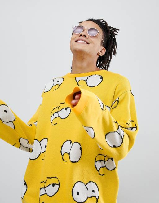 The Simpsons x ASOS DESIGN Bart knitted sweater