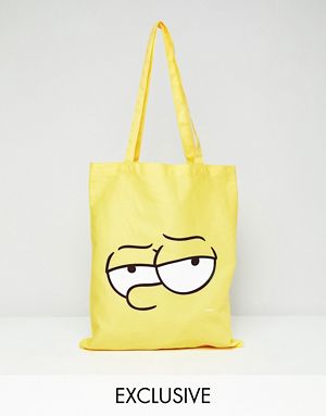 Image result for The Simpsons x ASOS DESIGN Bart tote bag