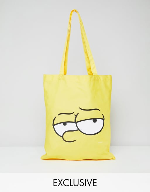 The Simpsons x ASOS DESIGN Bart tote bag