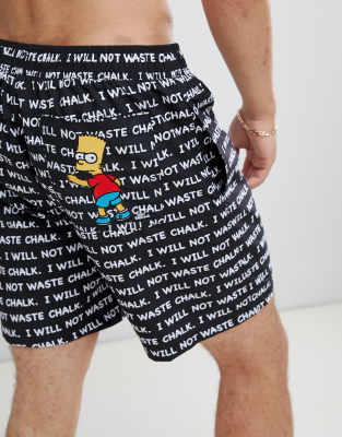 simpsons swim trunks