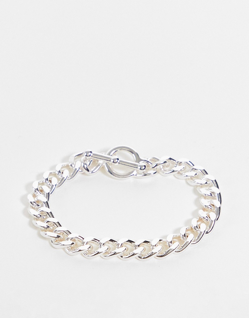 The Status Syndicate chunky chain bracelet in silver