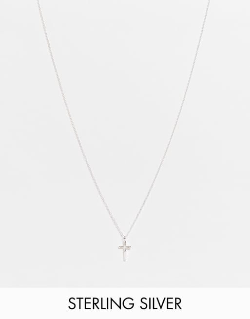 The Status Syndicate - Collana in argento sterling con croce