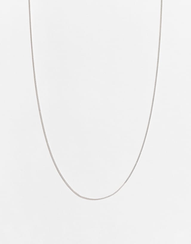 The Status Syndicate sterling silver chain necklace