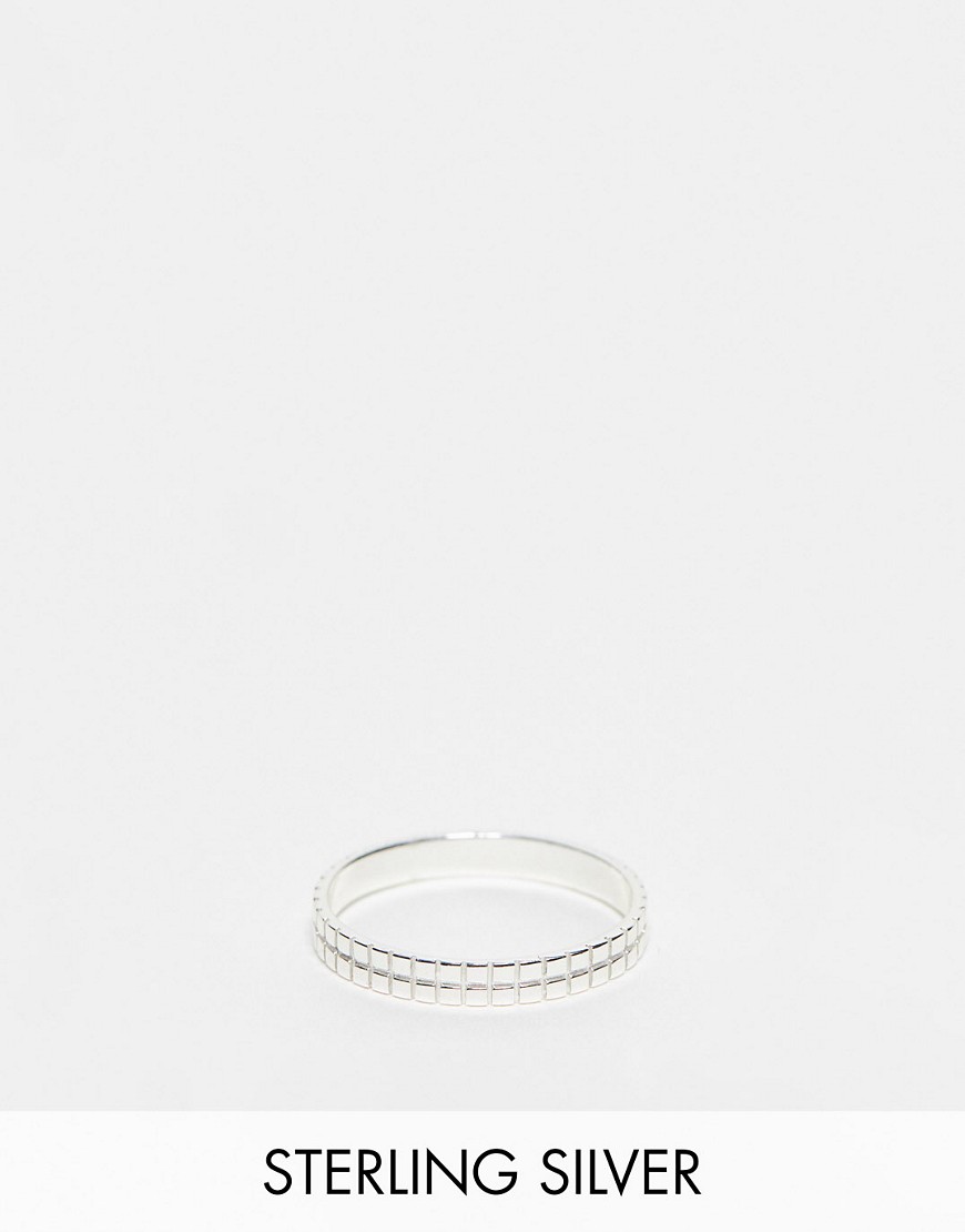 The Status Syndicate sterling silver plain chunky ring