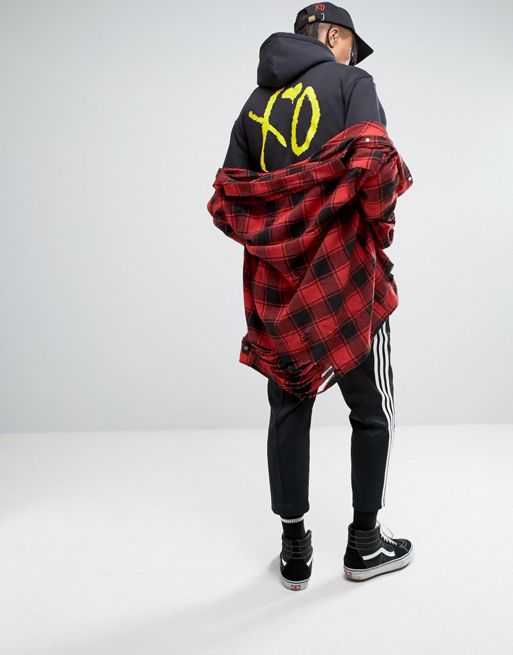 The Weeknd Felpe con cappuccio stampate a tinta unita Xo Fashion