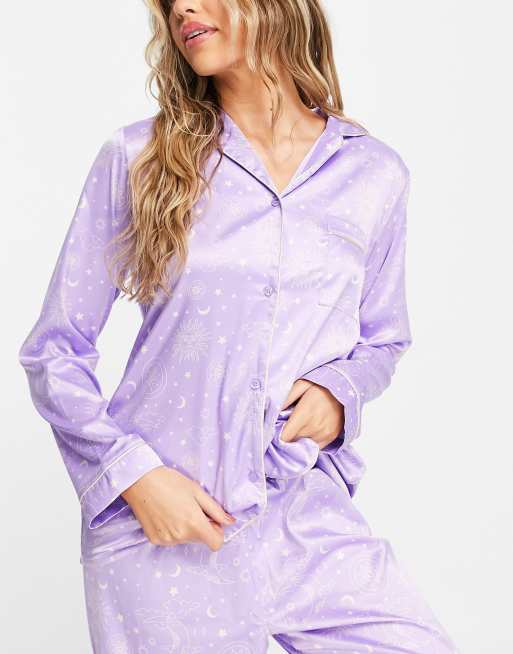 Lilac best sale silk pyjamas