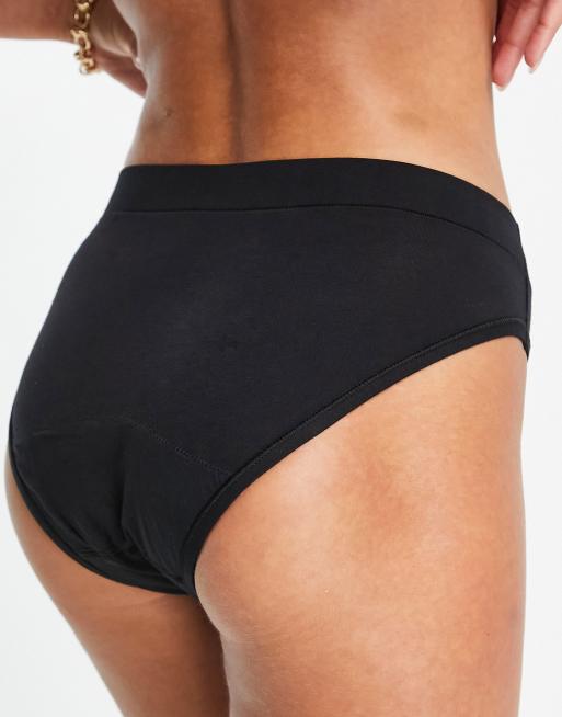 Thinx for All Period Underwear – Moderate Absorbency – Black Brief