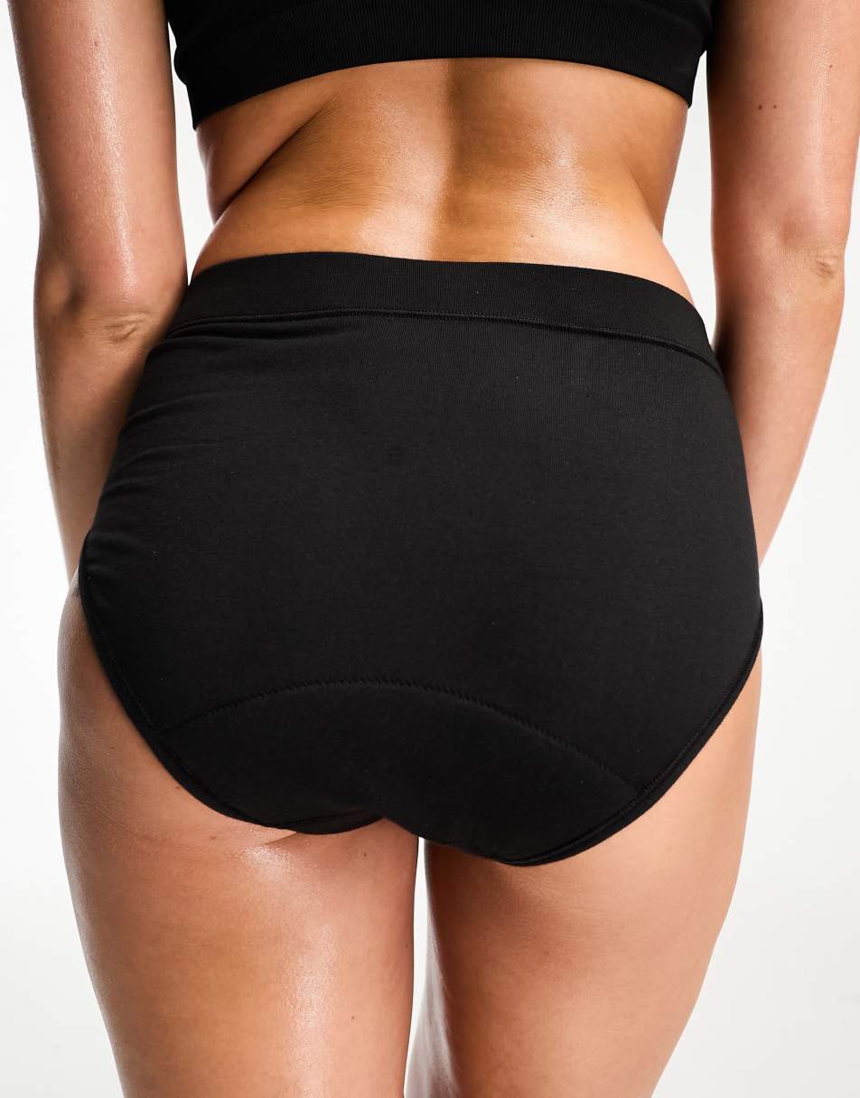 Thinx Period Proof Super Hiphugger Black - XXS