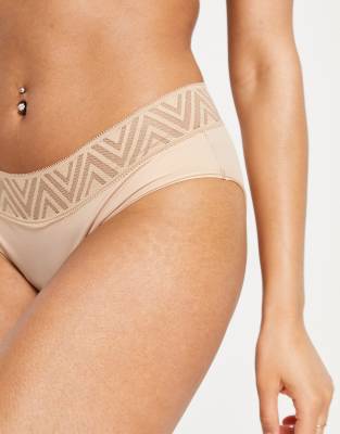 Thinx period proof hiphugger brief in beige-Neutral